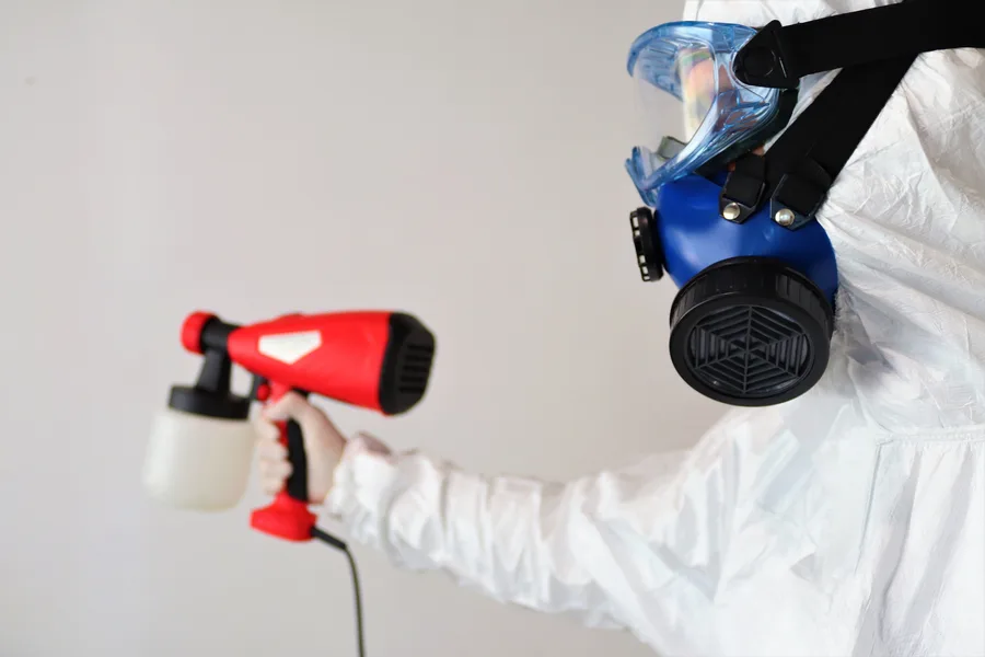 structural drying Charlotte NC — moisture meter testing after water damage